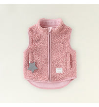 將圖片載入圖庫檢視器 D25280SE-秋冬搖粒絨高領百搭保暖加厚背心
