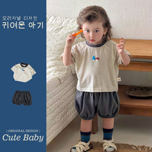 將圖片載入圖庫檢視器 M627001TG-夏季｜波點休閒｜短袖套裝
