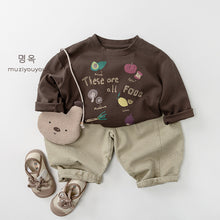 將圖片載入圖庫檢視器 26003SE-春季日系韓風百搭長袖童裝上衣
