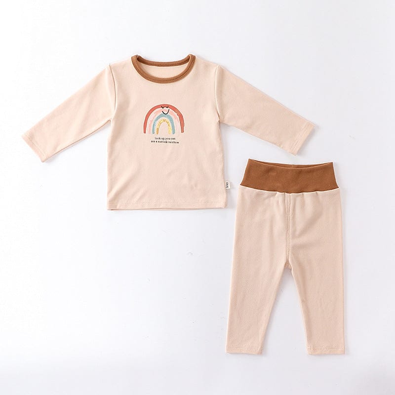 D23302TG-Autumn and winter high waist belly protection long sleeve bottoming suit 