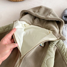 將圖片載入圖庫檢視器 ZDL5185LS-冬季奧粒絨連身衣｜貼標夾棉爬服
