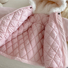 Load image into Gallery viewer, ZDW5266SE-冬季加厚毛毛連帽棉服外套
