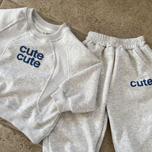 將圖片載入圖庫檢視器 CZ260828TG-春秋季韓版可愛圓領休閒兩件套
