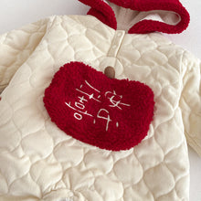 將圖片載入圖庫檢視器 ZDL5607LS-冬季拜年連身衣｜拼色連帽加絨款
