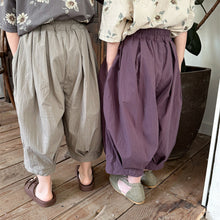 Load image into Gallery viewer, 24X14PA-夏季｜純色寬鬆｜燈籠八分褲
