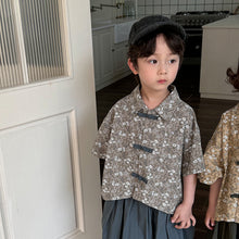 Load image into Gallery viewer, 25X25SE-夏季｜碎花中國風｜短袖襯衫
