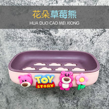 將圖片載入圖庫檢視器 72802AC-卡通免打孔衛生間壁掛式兒童肥皂收納瀝水皂盒【兩個起批】
