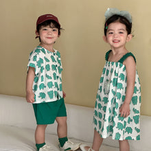 將圖片載入圖庫檢視器 XQ260797TG-夏季度假風兄妹套裝
