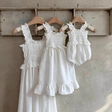 Load image into Gallery viewer, Y6520DS-Summer solid color ruffled sleeveless dress 
