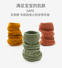 Load image into Gallery viewer, WH122101AC-Combed cotton solid color double needle breathable knee socks

