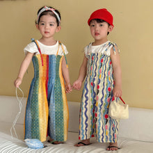 Load image into Gallery viewer, XL260742LS-夏季｜條紋寬鬆｜連體衣
