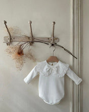 將圖片載入圖庫檢視器 Y9609LS-春季嬰兒荷葉大翻領三角包屁
