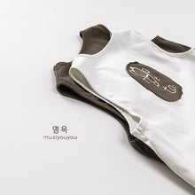 將圖片載入圖庫檢視器 25078SE-夏季韓版日系純棉無袖清涼背心
