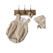 Load image into Gallery viewer, Y9391LS-Autumn Retro Floral Sleeveless Bodysuit + Hat
