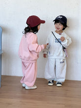 將圖片載入圖庫檢視器 CZ260828TG-春秋季韓版可愛圓領休閒兩件套
