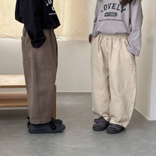 Load image into Gallery viewer, QK250584PA-秋季兒童休閒寬鬆闊腿長褲
