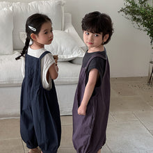 Load image into Gallery viewer, 25X46LS-夏季｜棉布純色｜背帶燈籠褲
