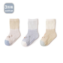將圖片載入圖庫檢視器 B1009AC-春夏嬰兒網眼薄款卡通拼色中筒地板
