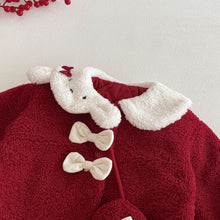 將圖片載入圖庫檢視器 ZDT5240TG冬季娃娃領拜年套裝｜加厚兩件式
