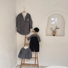 將圖片載入圖庫檢視器 Y7603SE-春夏款復古格翻領襯衫
