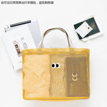 Load image into Gallery viewer, 1912AC-Seaside Fashion Large Capacity One Shoulder Beach Mesh Handbag 
