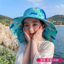 Load image into Gallery viewer, ET-1062AC- Summer large brim thin sun protection bucket hat
