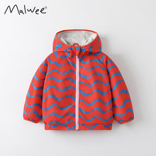 將圖片載入圖庫檢視器 10717SE-秋冬波浪連帽外套
