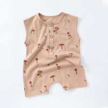 Load image into Gallery viewer, D24330LS-Summer thin Nordic style baby short-sleeved cotton crawling clothes 
