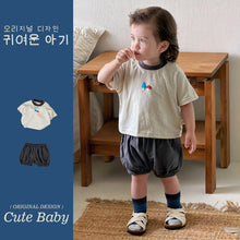 將圖片載入圖庫檢視器 M627001TG-夏季｜波點休閒｜短袖套裝
