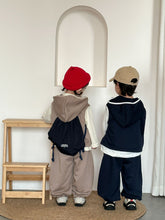 將圖片載入圖庫檢視器 CZ260890TG-春秋季連帽辦拉鍊背心休閒三件套裝
