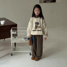 將圖片載入圖庫檢視器 2025D80PA-冬季韓版豹紋加絨直筒長褲
