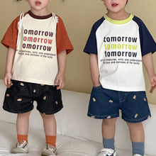 將圖片載入圖庫檢視器 XX260780SE-夏季純棉插肩短袖上衣
