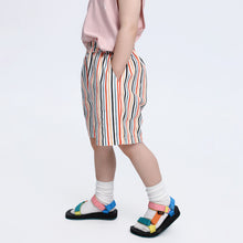 Load image into Gallery viewer, S147PA-夏日彩條休閒短褲
