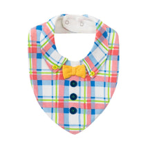 Load image into Gallery viewer, 71708AC-Baby gentleman bow tie shape pure cotton dress bibs [two pieces minimum order]
