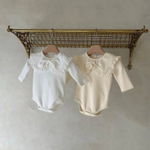 將圖片載入圖庫檢視器 Y9609LS-春季嬰兒荷葉大翻領三角包屁
