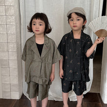 Load image into Gallery viewer, 25X26TG-夏季｜中國風｜仿天絲牛仔兩件套
