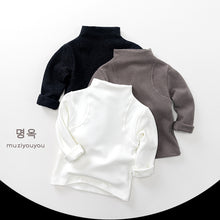 將圖片載入圖庫檢視器 25238SE-秋冬季韓版車線半高領素色長袖上衣
