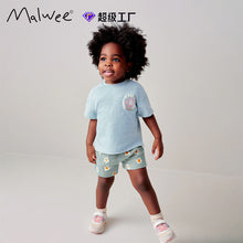 將圖片載入圖庫檢視器 10196TG-夏季圓領短袖休閒套裝
