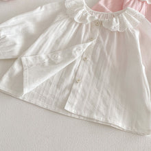 Load image into Gallery viewer, ZCK6067LS-春季刺繡背帶長褲&amp;娃娃上衣
