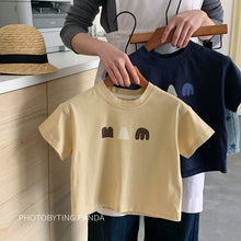將圖片載入圖庫檢視器 51904SE-夏日兒童純棉短袖字母上衣
