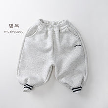 將圖片載入圖庫檢視器 25229PA-冬季SUNDAY刷絨束腳厚棉質長褲
