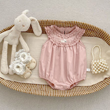 Load image into Gallery viewer, H10696LS-夏季｜花邊刺繡｜無袖包屁衣
