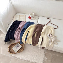 將圖片載入圖庫檢視器 2025Q79SE-秋冬季百搭針織多色毛衣
