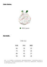 將圖片載入圖庫檢視器 624148LS-夏季｜彩色波點玩偶｜女童吊帶三角哈衣

