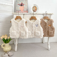 Load image into Gallery viewer, H10655SE-冬季可愛動物加絨馬甲背心
