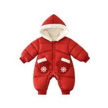 將圖片載入圖庫檢視器 55882LS-冬季雪花手套加厚拜年爬服
