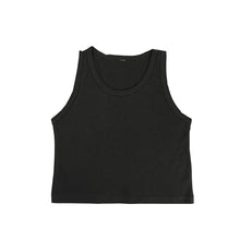 將圖片載入圖庫檢視器 1535SE-夏季日系女童純色跨欄背心
