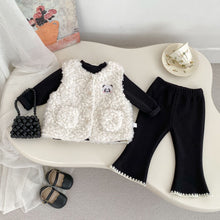 Load image into Gallery viewer, H10632PA-冬季加絨微喇叭休閒長褲
