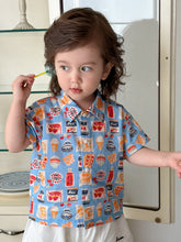 將圖片載入圖庫檢視器 M627067TG-夏季｜沙灘印花｜短褲套裝
