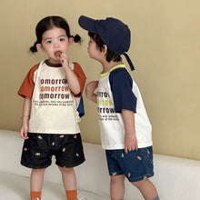 將圖片載入圖庫檢視器 XX260780SE-夏季純棉插肩短袖上衣
